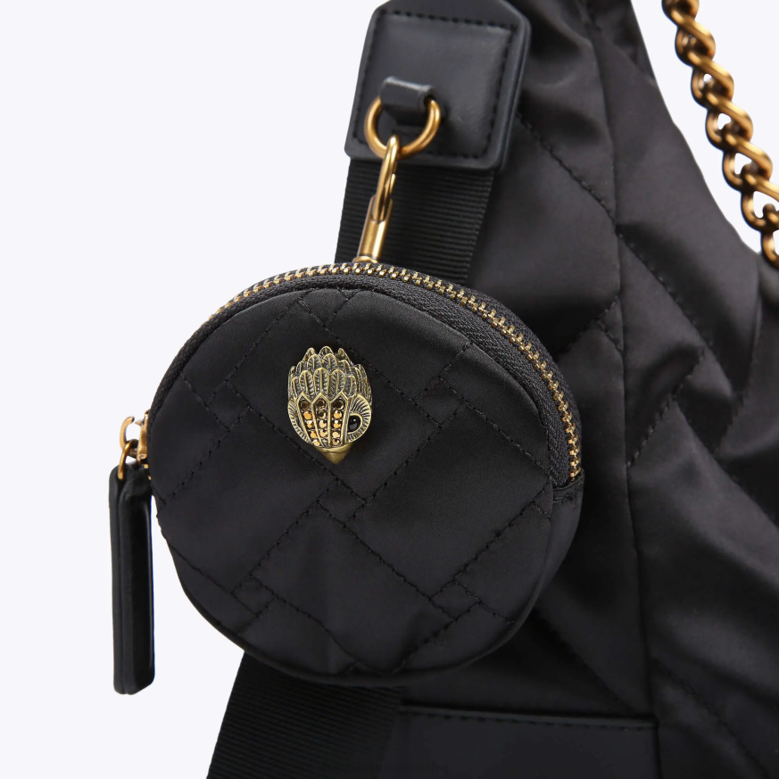 femei negru Kurt Geiger hobo mare reciclat din Londra N02B281 | saci