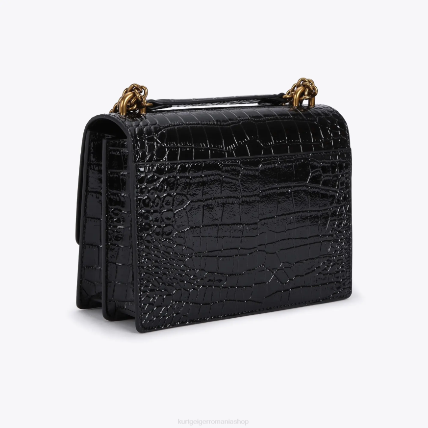 femei negru Kurt Geiger london shoreditch cross body N02B123 | saci