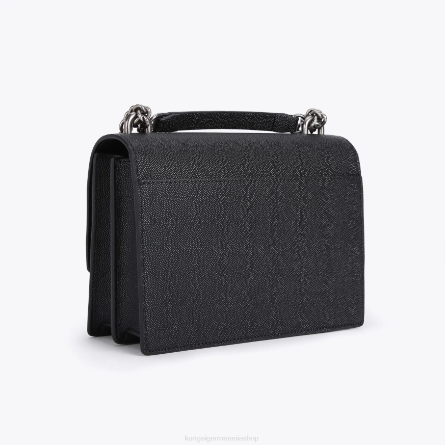 femei negru Kurt Geiger london shoreditch cross body N02B135 | saci