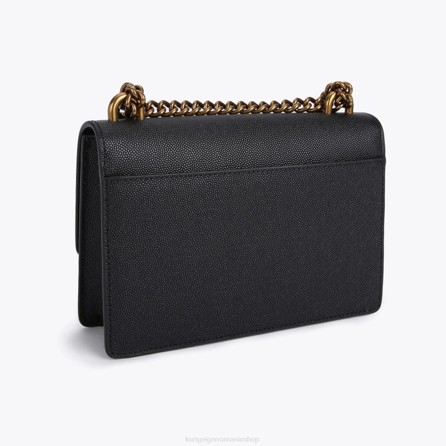 femei negru Kurt Geiger london shoreditch small crossbody N02B134 | saci