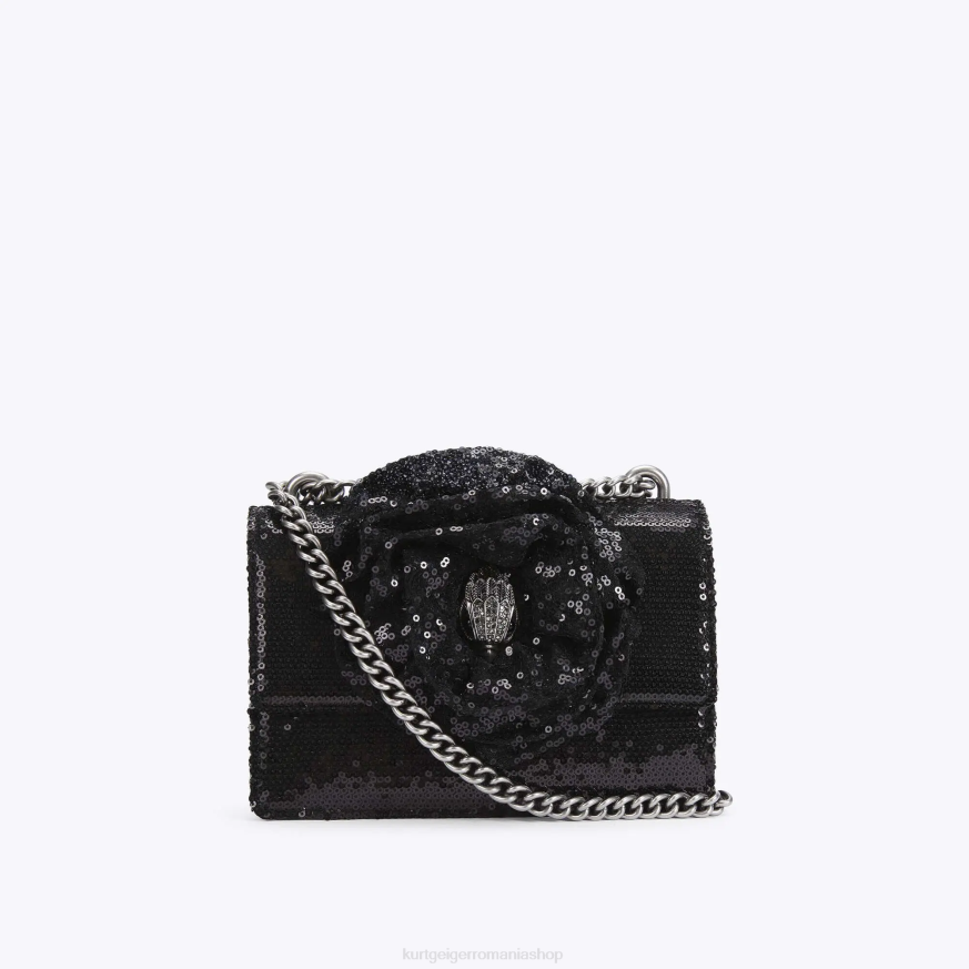 femei negru Kurt Geiger london shoreditch small crossbody N02B144 | saci
