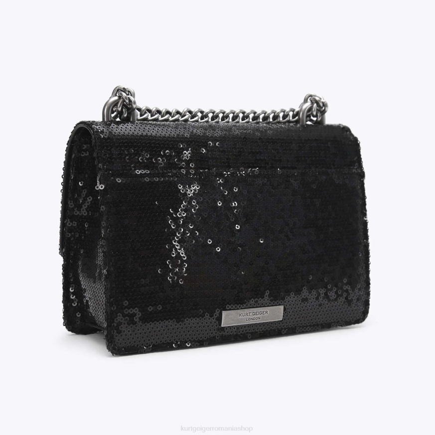 femei negru Kurt Geiger london shoreditch small crossbody N02B144 | saci