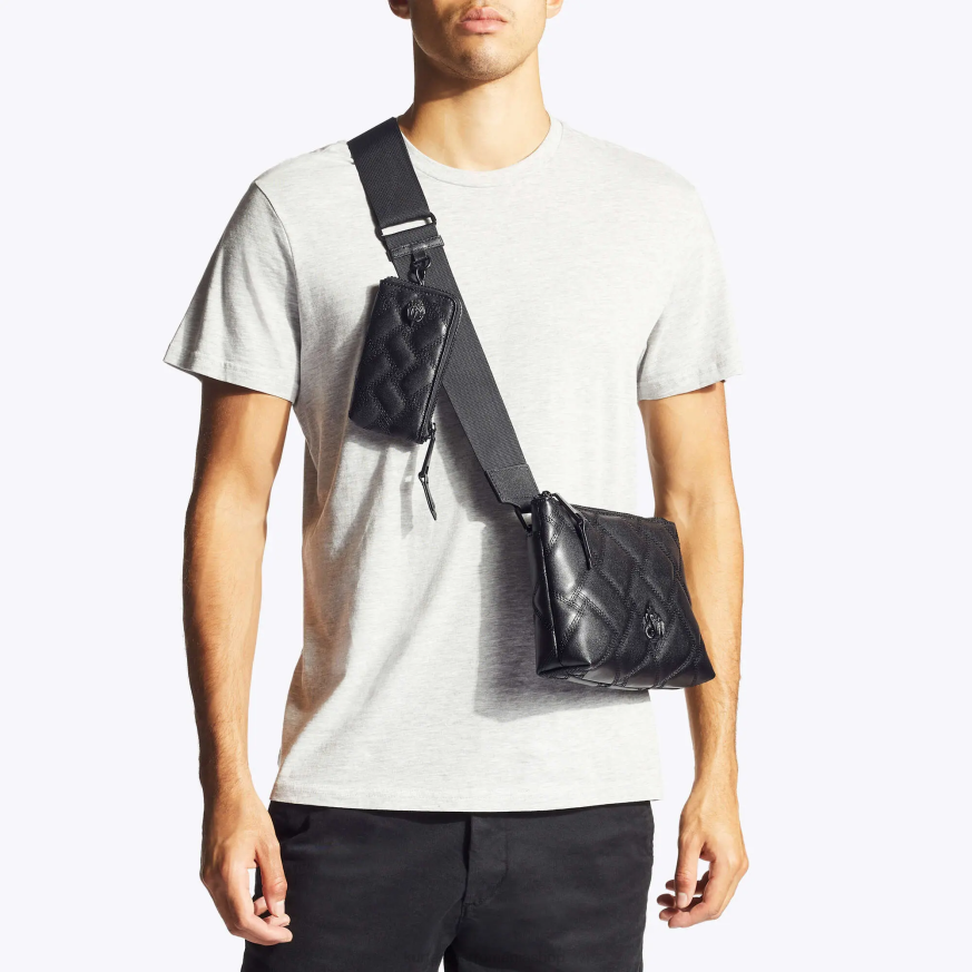 femei negru Kurt Geiger londra kensington crossbody N02B103 | saci