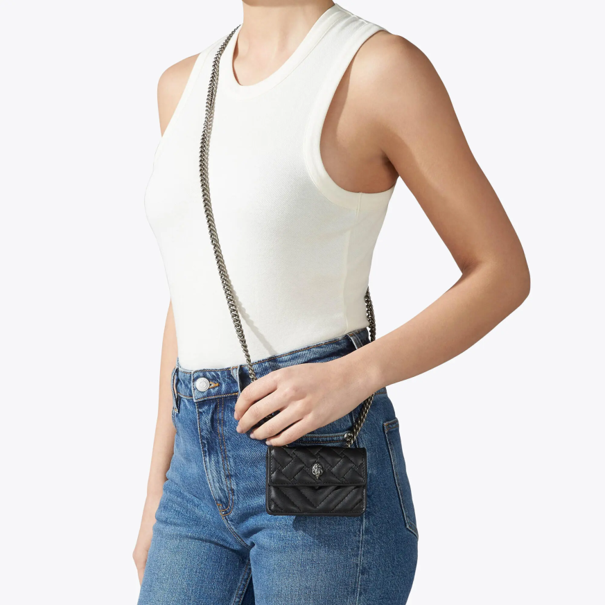 femei negru Kurt Geiger londra micro kensington N02B61 | saci