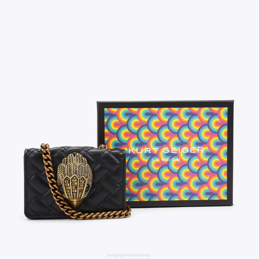 femei negru Kurt Geiger londra micro kensington N02B62 | saci
