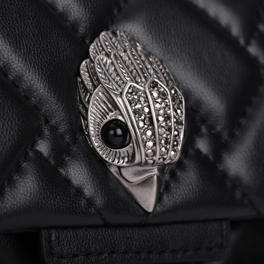 femei negru Kurt Geiger piele london mediu kensington N02B99 | saci