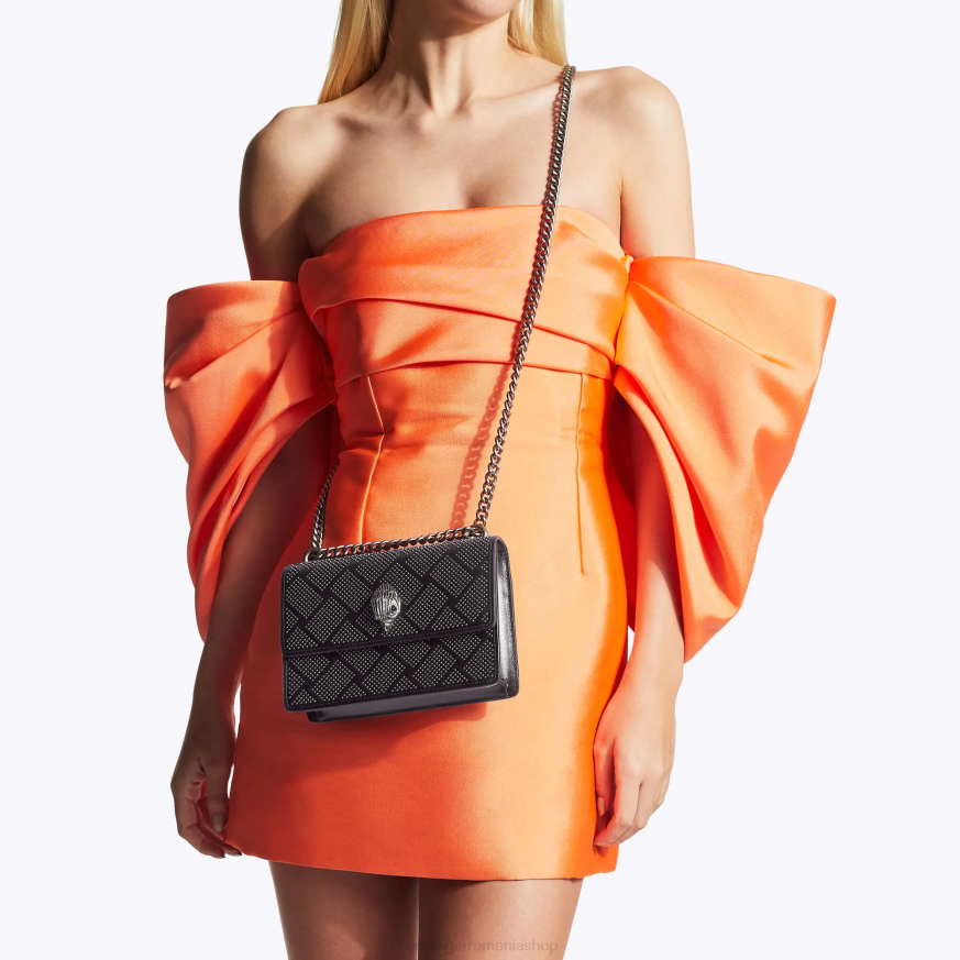 femei negru altul Kurt Geiger london shoreditch small cross body N02B125 | saci