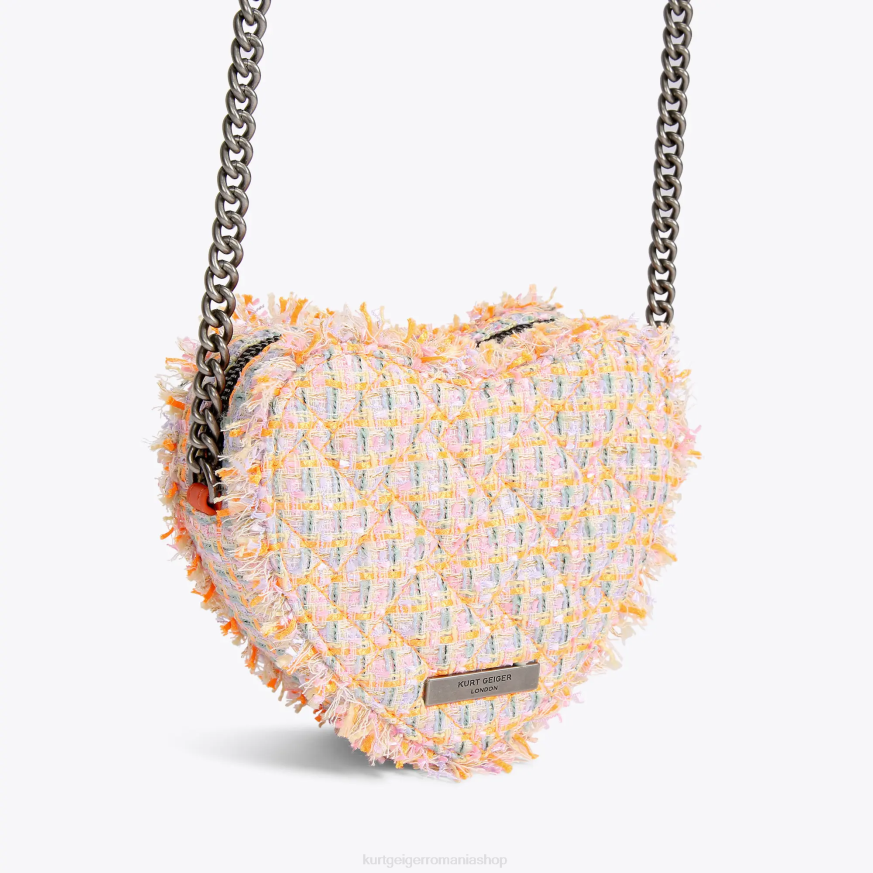 femei portocale Kurt Geiger london bow heart crossbody N02B258 | saci