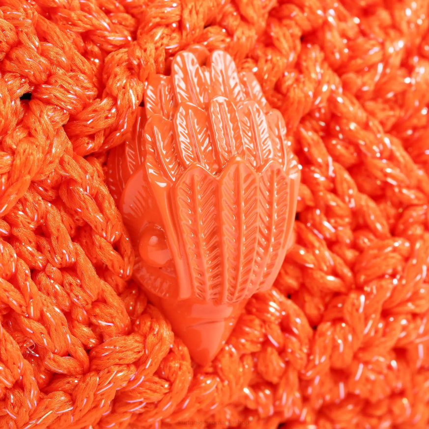 femei portocale Kurt Geiger london croșetat multi crossbody N02B472 | saci