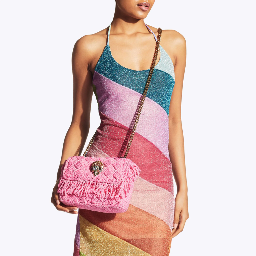 femei roz Kurt Geiger london crochet kensington N02B44 | saci