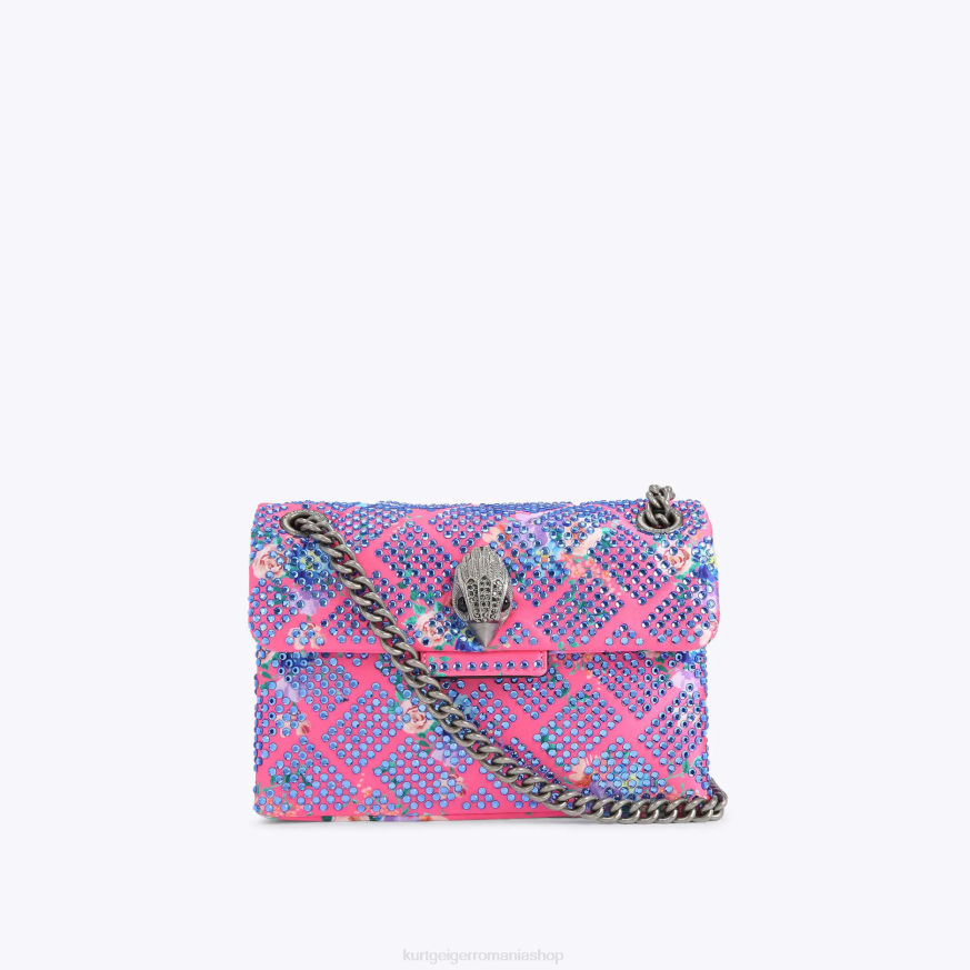 femei combinație roz Kurt Geiger london fabric mini kensington N02B36 | saci