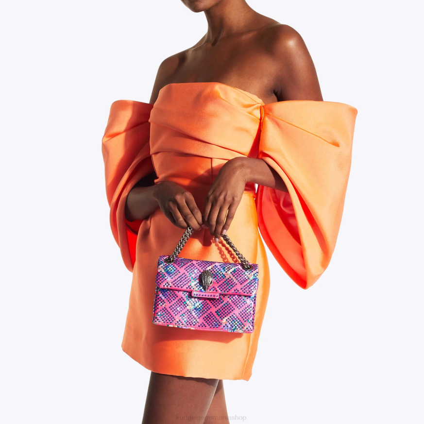 femei combinație roz Kurt Geiger london fabric mini kensington N02B36 | saci