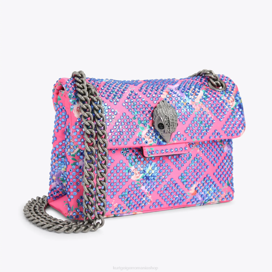 femei combinație roz Kurt Geiger london fabric mini kensington N02B36 | saci