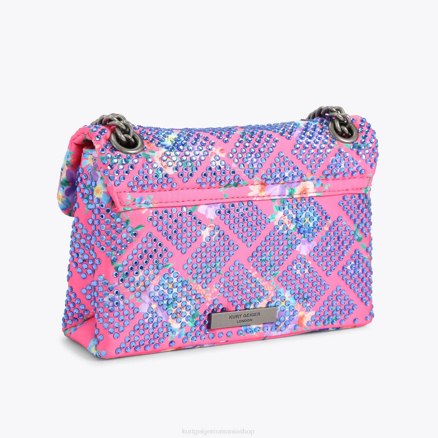 femei combinație roz Kurt Geiger london fabric mini kensington N02B36 | saci