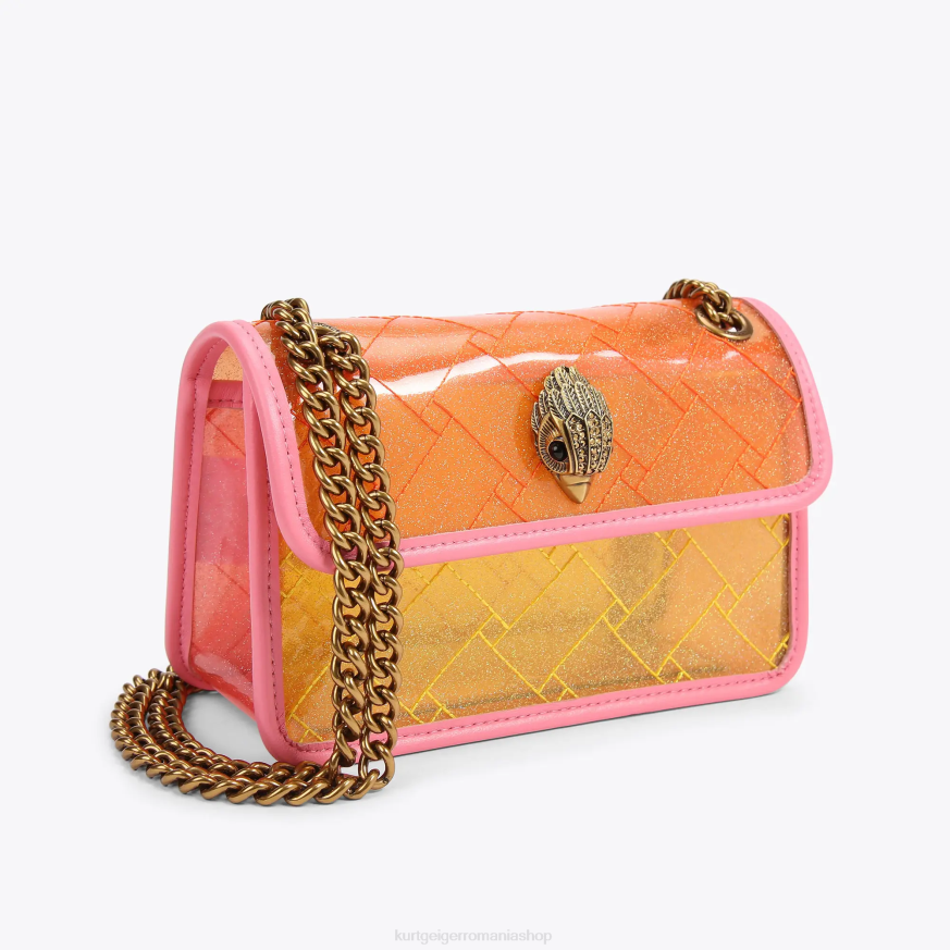 femei galben Kurt Geiger vinil londra mini kensington N02B91 | saci