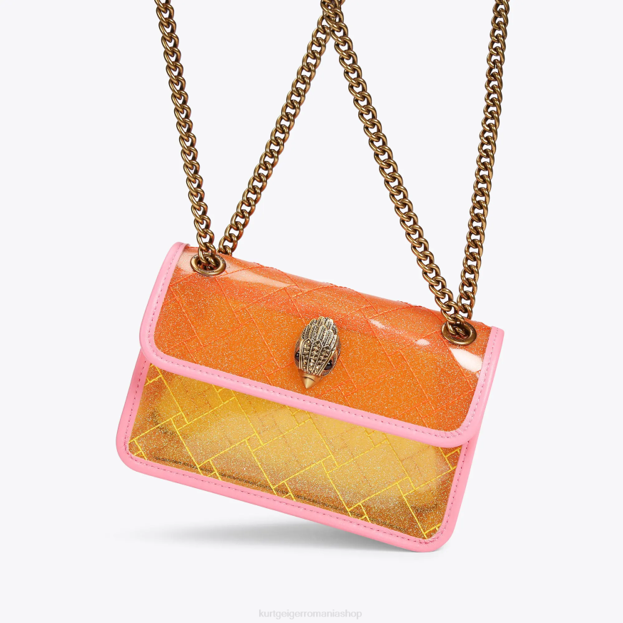 femei galben Kurt Geiger vinil londra mini kensington N02B91 | saci