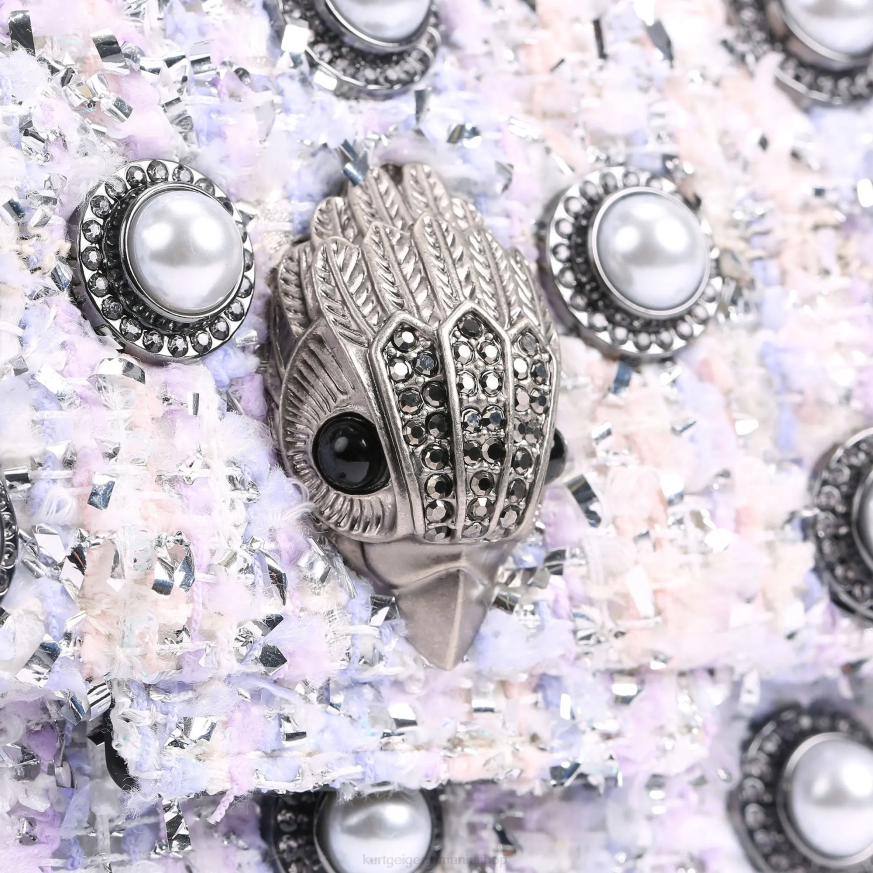 femei liliac Kurt Geiger london tweed mini kensington N02B86 | saci