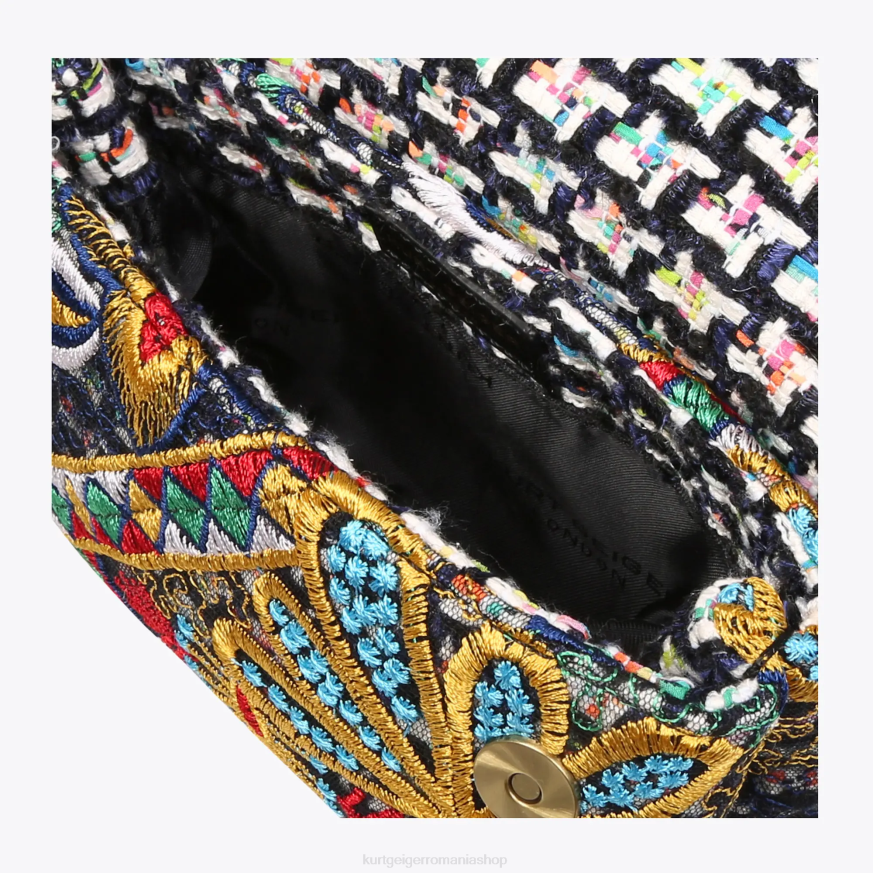 femei multi/altele Kurt Geiger london tweed mini kensington N02B28 | saci