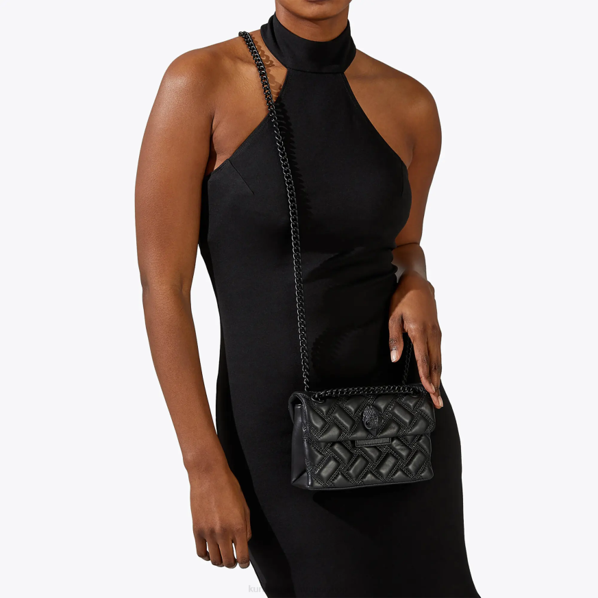 femei negru Kurt Geiger london mini kensington drench N02B41 | saci