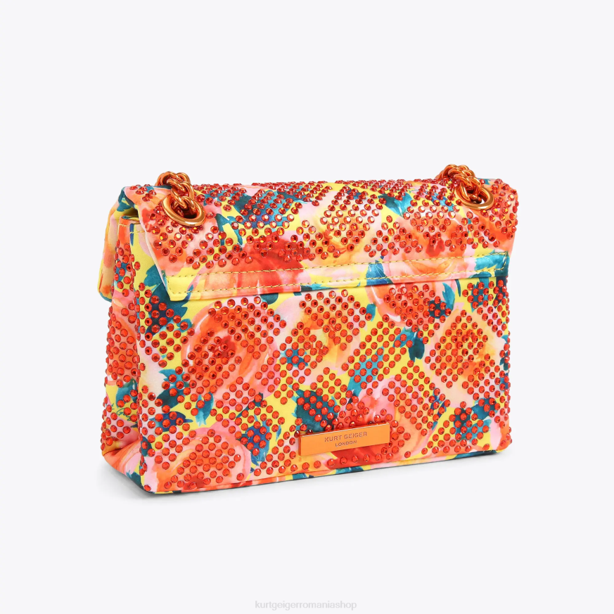 femei portocale Kurt Geiger london fabric mini kensington N02B13 | saci