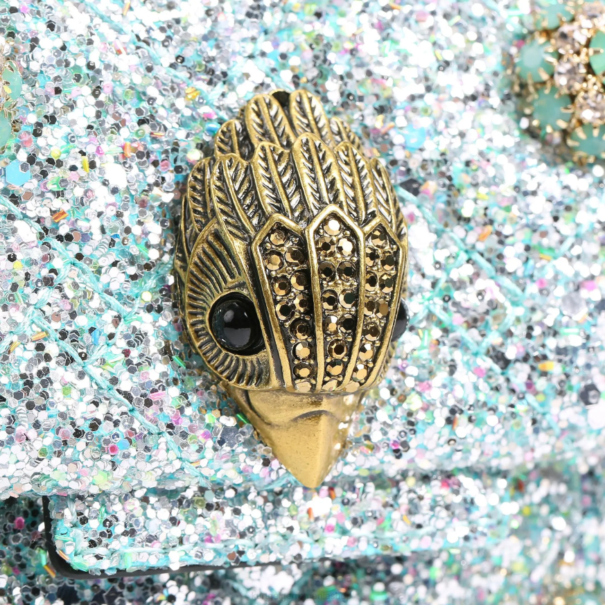 femei verde palid Kurt Geiger geantă london mini kensington N02B93 | saci