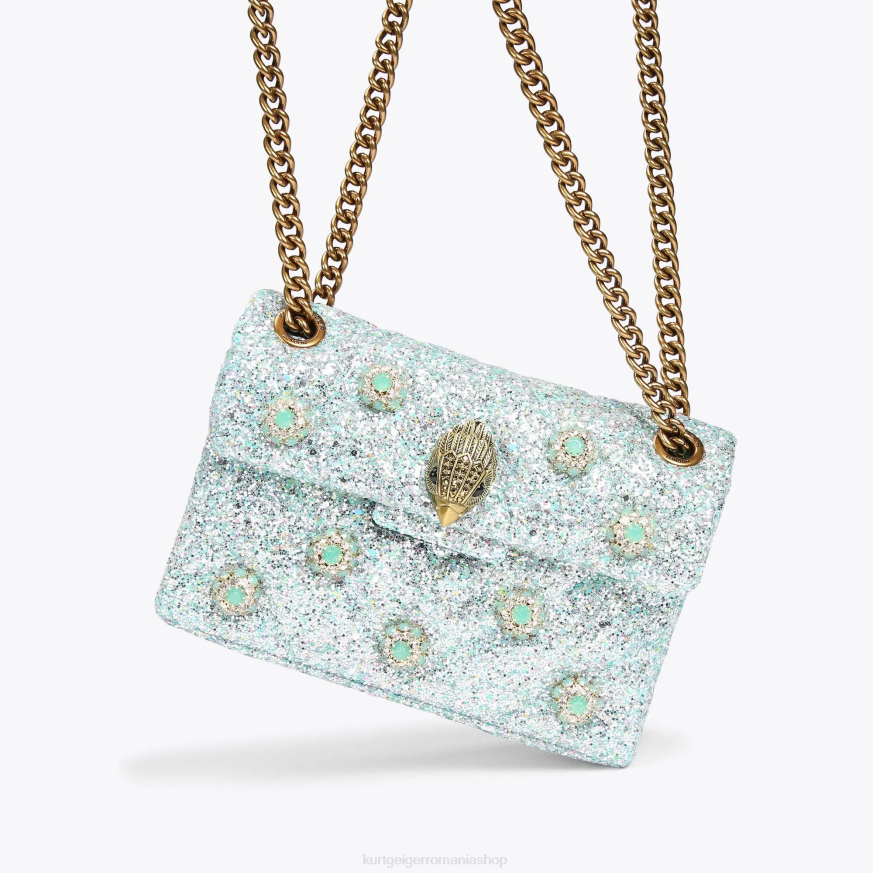 femei verde palid Kurt Geiger geantă london mini kensington N02B93 | saci