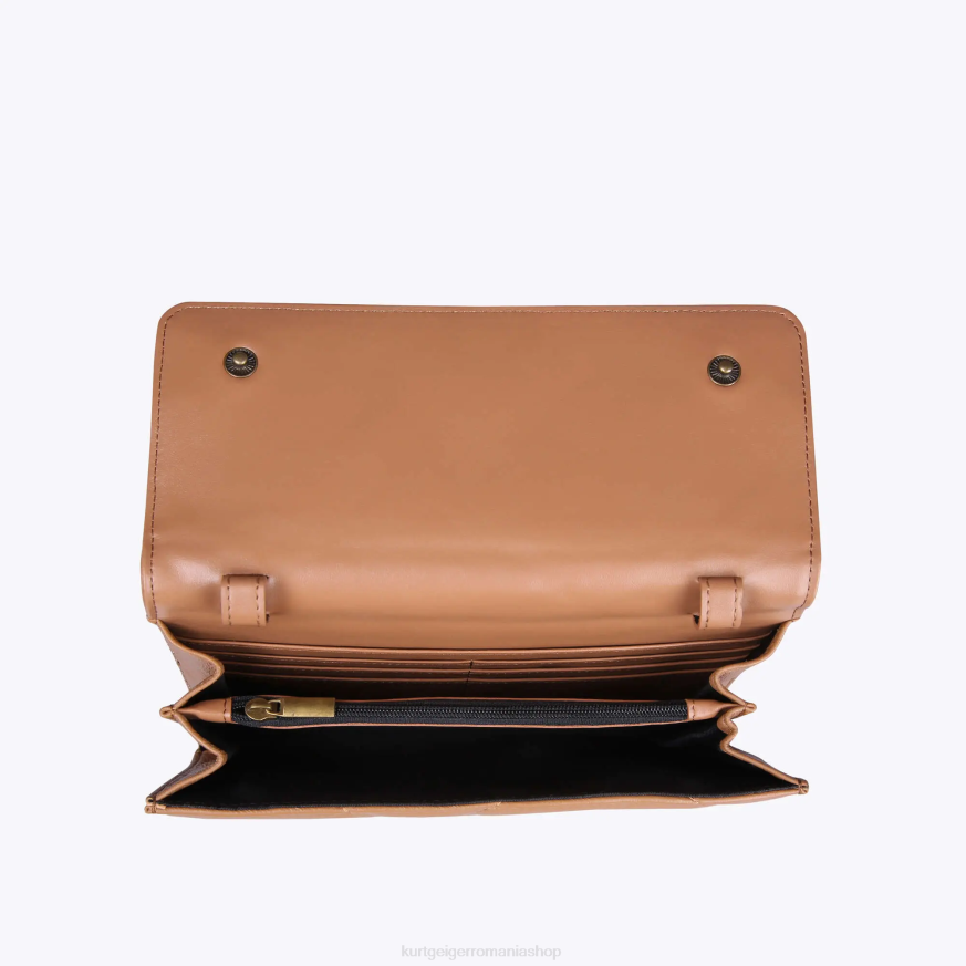 femei cămilă Kurt Geiger portofel cu pilota Kensington london N02B95 | saci