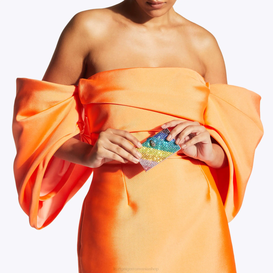 femei multi/altele Kurt Geiger husă pentru carduri din cristal londra N02B230 | saci