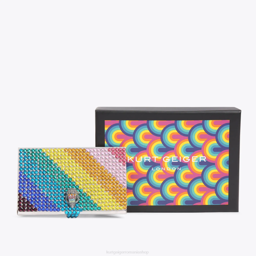 femei multi/altele Kurt Geiger husă pentru carduri din cristal londra N02B230 | saci