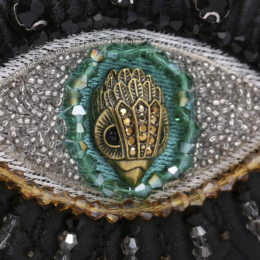 femei negru Kurt Geiger portofel londra Kensington cu ochi cu lanț N02B96 | saci