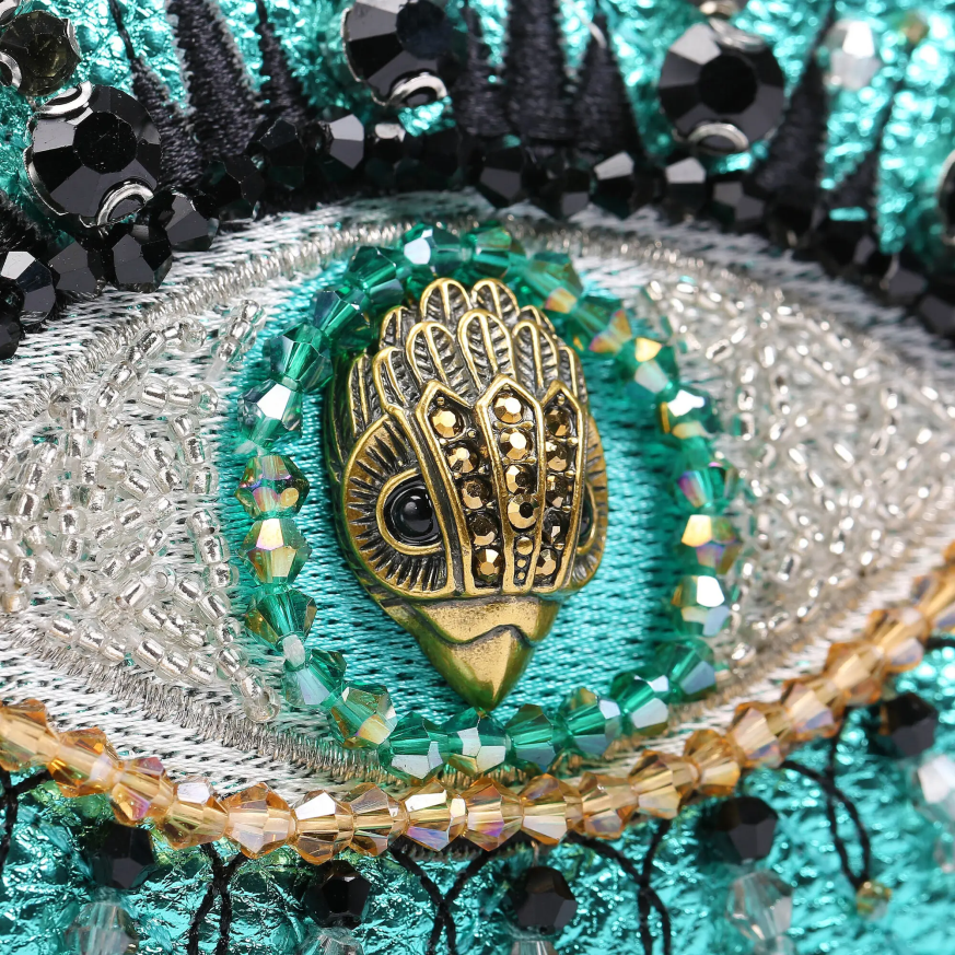 femei teal Kurt Geiger london kensington lanț portofel ochi N02B111 | saci